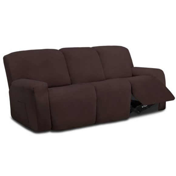 Easy-Going Other - New! Easy-Going Chocolate Stretch Recliner Sofa Slipcover for 3 Cushion